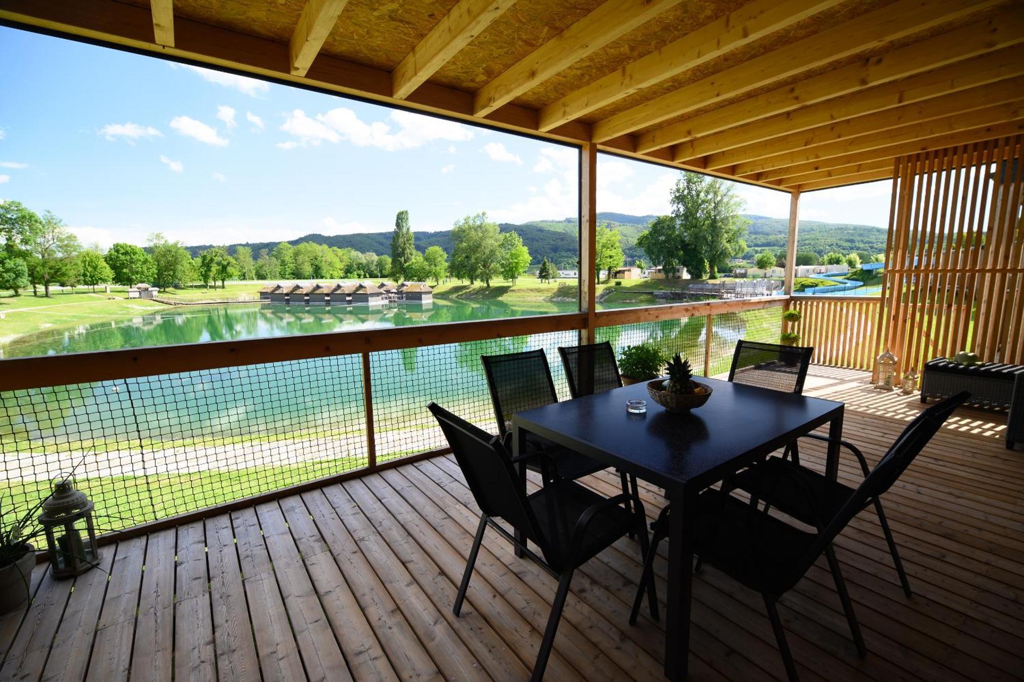 Deluxe Lake View Mobile Homes With Thermal Riviera Tickets كاتيز أوب سافي المظهر الخارجي الصورة