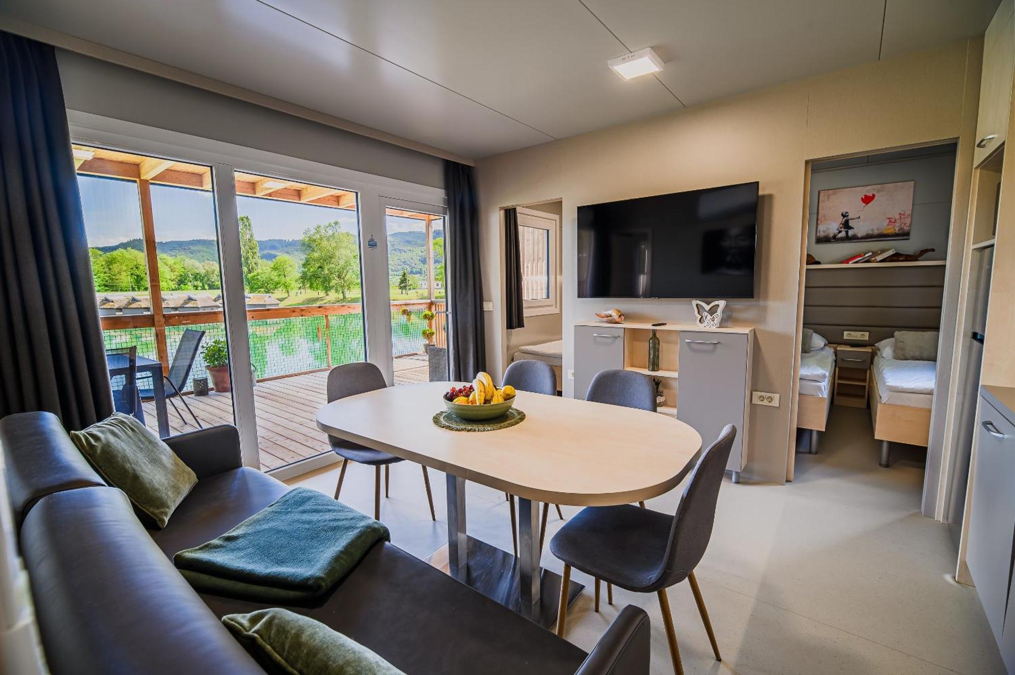 Deluxe Lake View Mobile Homes With Thermal Riviera Tickets كاتيز أوب سافي المظهر الخارجي الصورة